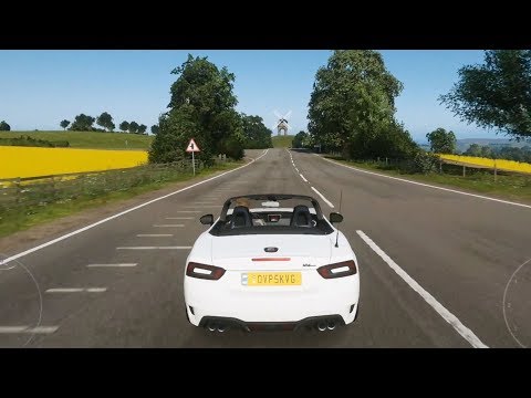 Forza Horizon 4 - Abarth 124 Spider 2017 - Open World Free Roam Gameplay (HD) [1080p60FPS]