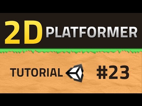 23. How to make a 2D Platformer - GAME OVER - Unity Tutorial