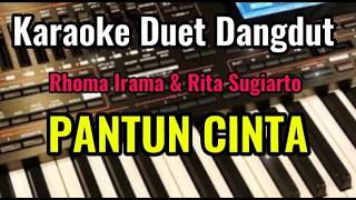 Download lagu PANTUN CINTA [ Rhoma Irama & Rita Sugiarto ] Karaoke Dangdut Duet mp3