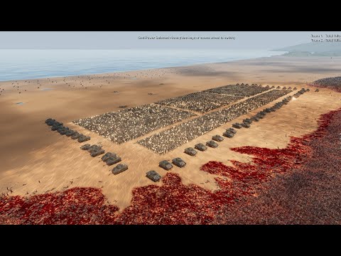 U.S SPECIAL FORCES Invade OMAHA BEACH Infested with 2 MILLION Zombies! - UEBS 2 | BATTLE SIMULATOR 2