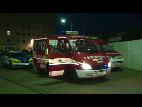 Großbrand in Neuss im Barbaraviertel am 21.5.2016