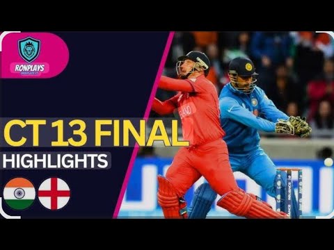 ( हिन्दी) India vs England 2013 Champions Trophy | FINAL Match Highlights. @NTR_ARYAN_TV
