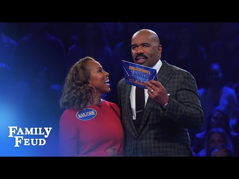 The Harveys play Fast Money! | Celebrity Family Feud