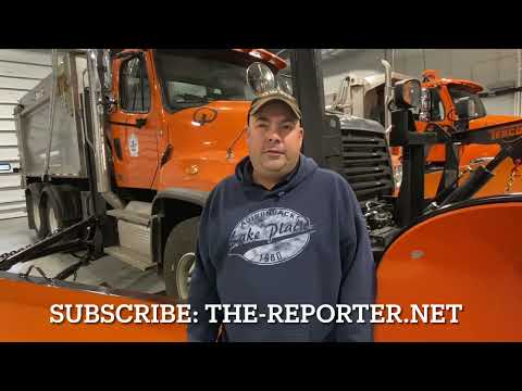 Delaware County Ready for Season's First Snow Storm, Nov. 21, 2024Snow plow