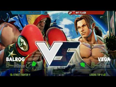 Street Fighter 5 Tournament: Summer Jam X Top 16 - Alucard (Necalli) v Flash (Vega)