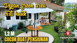 CHEAP VILLA IN CIPANAS PUNCAK FOR SALE!! Fully furnished with green area in front of hill view
