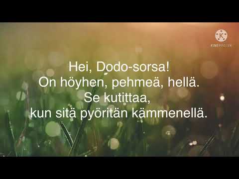 Dodo-sorsa sanat [LYRICS]