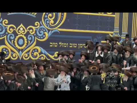 Satmar Rebbe R' Aharon At The Bobover Wedding - Teves 5782