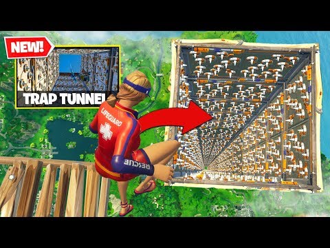 *NEW* TRAP TUNNEL RACE Gamemode In Fortnite Battle Royale!