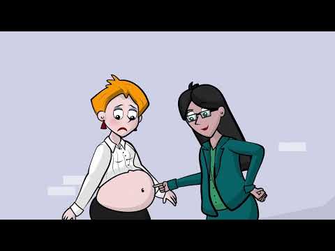 A Office Lady Pokes Sarah's Chubby Belly