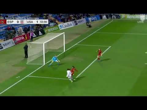 Christen Press puts the #USWNT ahead in Spain!🏃‍♀️😍