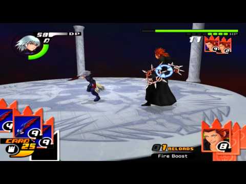 Kingdom Hearts Re:CoM R/R - Axel (No Damage) (No Sleights) (No Duels) (No Enemy Cards)