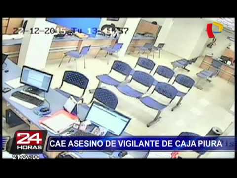 Capturan a asesino de vigilante de Caja Piura