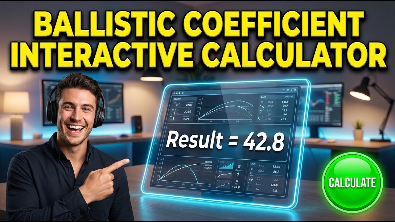 Ballistic Coefficient Interactive Calculator