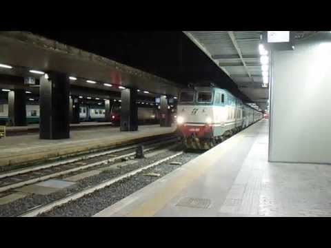 E656.009 in partenza con l' ICN 1955 Roma Termini - Siracusa/Palermo Centrale