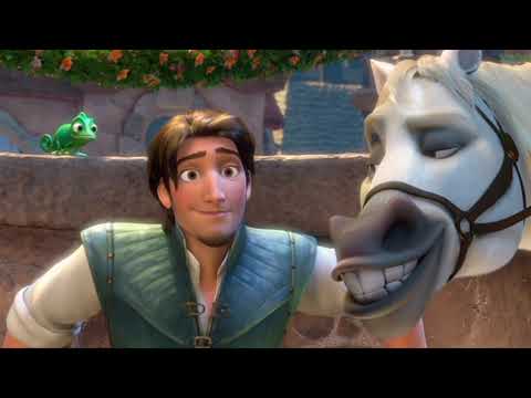 Rapunzel and Eugene scenes