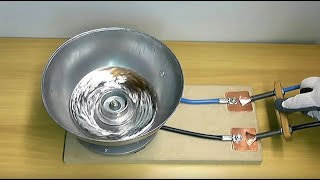 Liquid Mercury vortex in a magnetic field