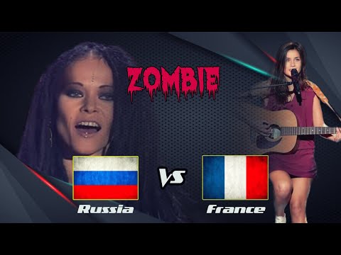 The Cranberries - Zombie | The Voice: Russia VS France | Daria VS Kelly