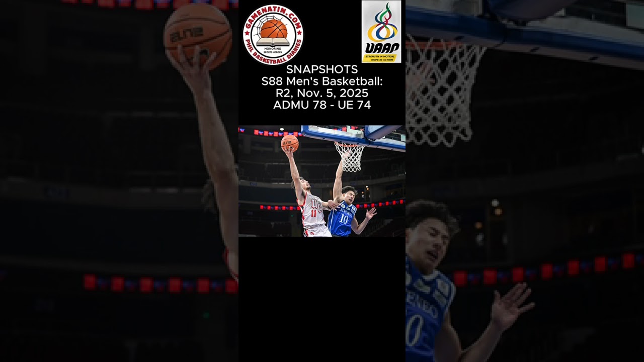 Snapshots: Men's Basketball - Ateneo 78 - UE 74