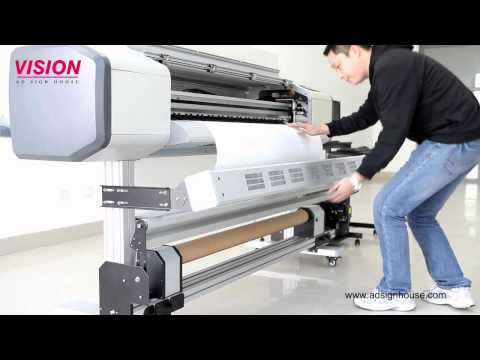 Vision eco solvent printer