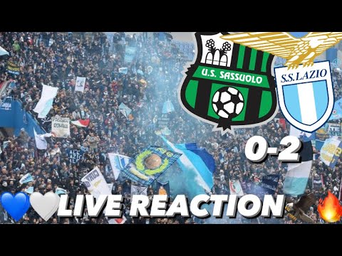 🔥🔥LA MIA TRASFERTA A REGGIO EMILIA |LIVE REACTION SASSUOLO-LAZIO 0-2|
