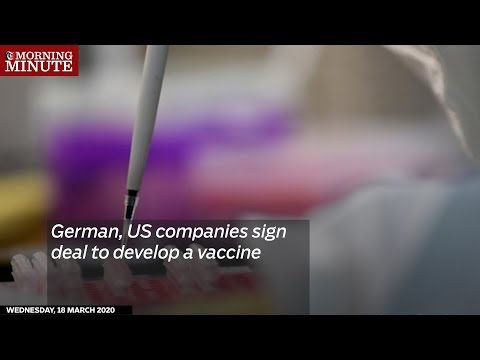 German, US companies sign deal to develop a vaccine