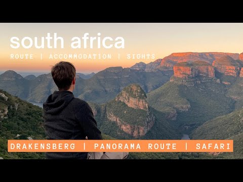 TRAVEL GUIDE South Africa - Road trip Drakensberg, Panorama Route, Kruger with Safari [4K]