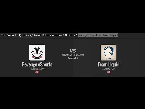 Dota2 - Revenge eSports vs Team Liquid [Summit] Caster Pingac