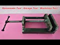 Making A Metal Drill Vise DIY Homemade Tool Garage Tool Workshop Tool