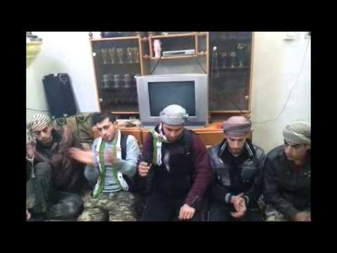 جلسة لكتيبة عمر المختار مع عدد من المنشقين في البوكمال