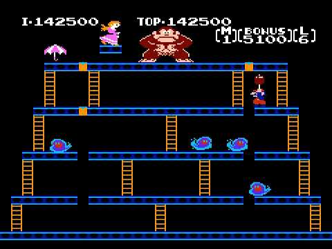 Donkey Kong (Famicom Disk System, 1988) Multi‑Loop High Score Survival Session (Single Player) 🦍🏗️🛢