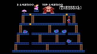 Donkey Kong (Famicom Disk System, 1988) Multi‑Loop High Score Survival Session (Single Player) 🦍🏗️🛢