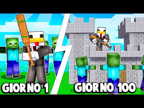 100 GIORNI IN UN'APOCALISSE ZOMBIE SU MINECRAFT