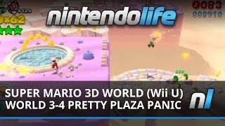 Super Mario 3D World (Wii U) World 3-4 Pretty Plaza Panic
