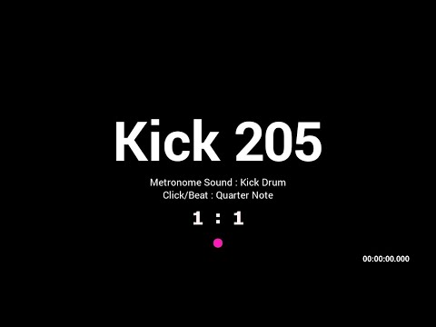 Kick Drum / BPM 205
