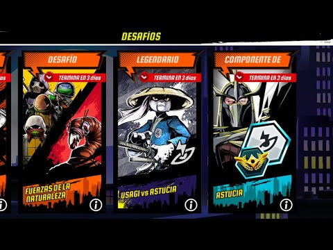 Tortugas Ninja leyendas desafío usagui