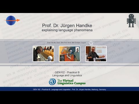 GEN102 - Practical B: Language & Linguistics