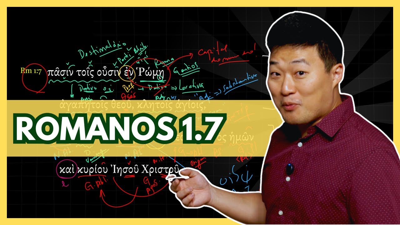 GRAÇA E PAZ! - Romanos 1.7 em grego