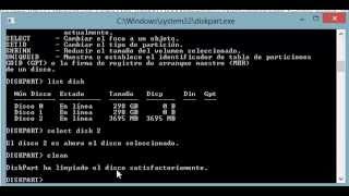 crear usb booteable windows 7 diskpart