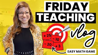 A Crazy Friday in Fourth Grade | A Day in the Life of a Teacher VLOG