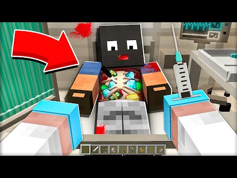 WHAT is INSIDE ROBBER? SCARY SURGEON in Minecraft NOOB vs PRO vs HACKER vs GOD