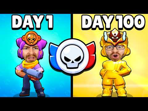 How I Survived 100 Days of HARDCORE RANKED in Brawl Stars!