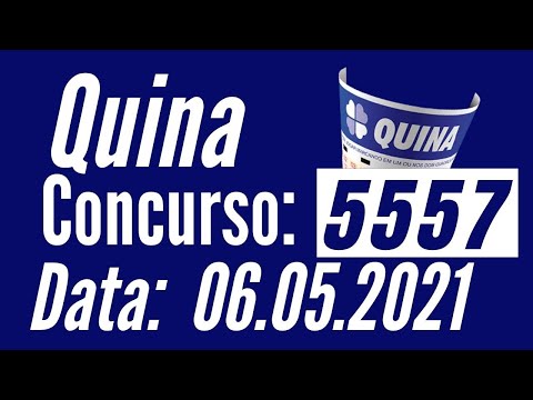 Resultado da Quina 5557 Dia 6 Quinta-Feira Sorteio Loterias Caixa