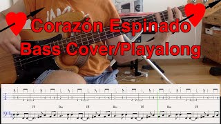 Download lagu Corazón Espinado (Santana) - Bass Cover and Playalong with Notation and Tab mp3