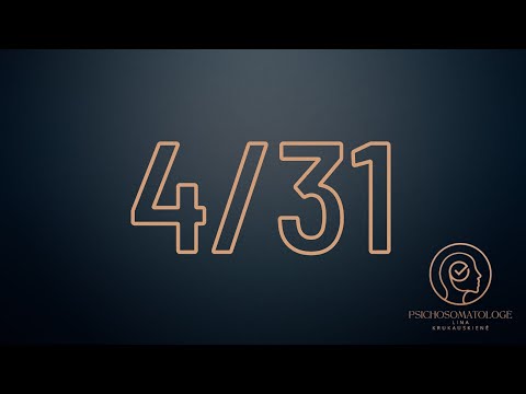 Numerologija. Gimimo diena - 4/31 (glaustai)