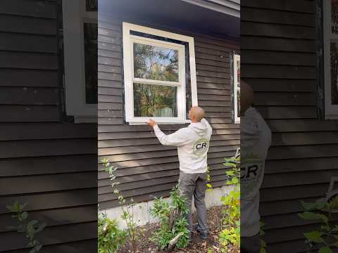 Gluing up these 1 piece window trims with InstantBond glue. #construction #ad #remodel #diy