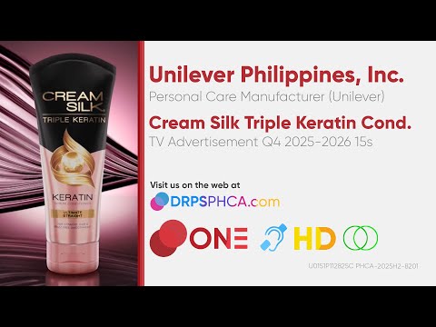 Cream Silk Triple Keratin Conditioner TV Ad Q4 2025-2026 30s (Philippines) [CC/HD/ST]