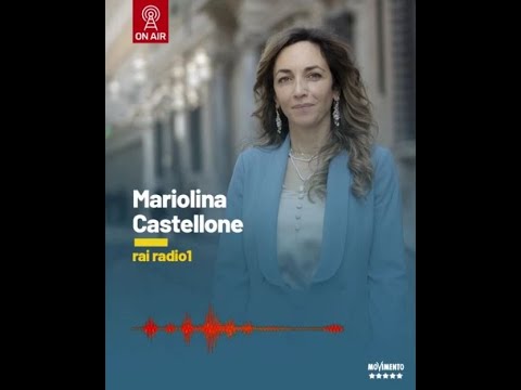 Mariolina Castellone (M5S) a Radio 1