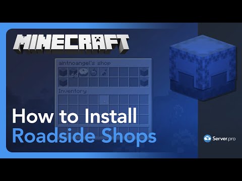 "🔥Ultimate Minecraft Server Tip: Roadside Shops Tutorial!" 🛒🔨