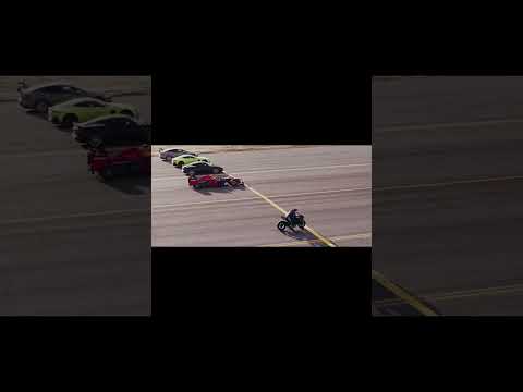 Kawasaki H2R vs Sports Car vs Jet